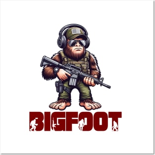 Tactical Bigfoot Posters and Art